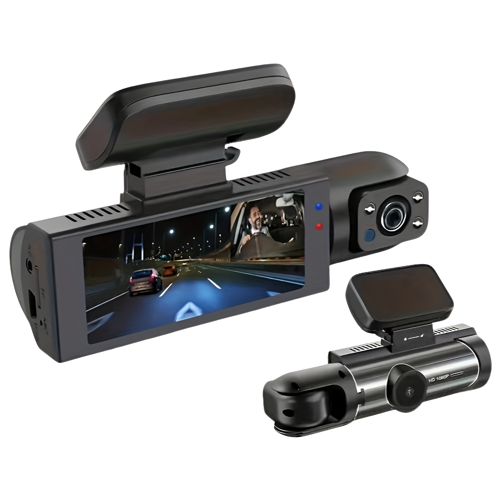 SécuDash™ Vision – Dashcam voiture double caméra Full HD