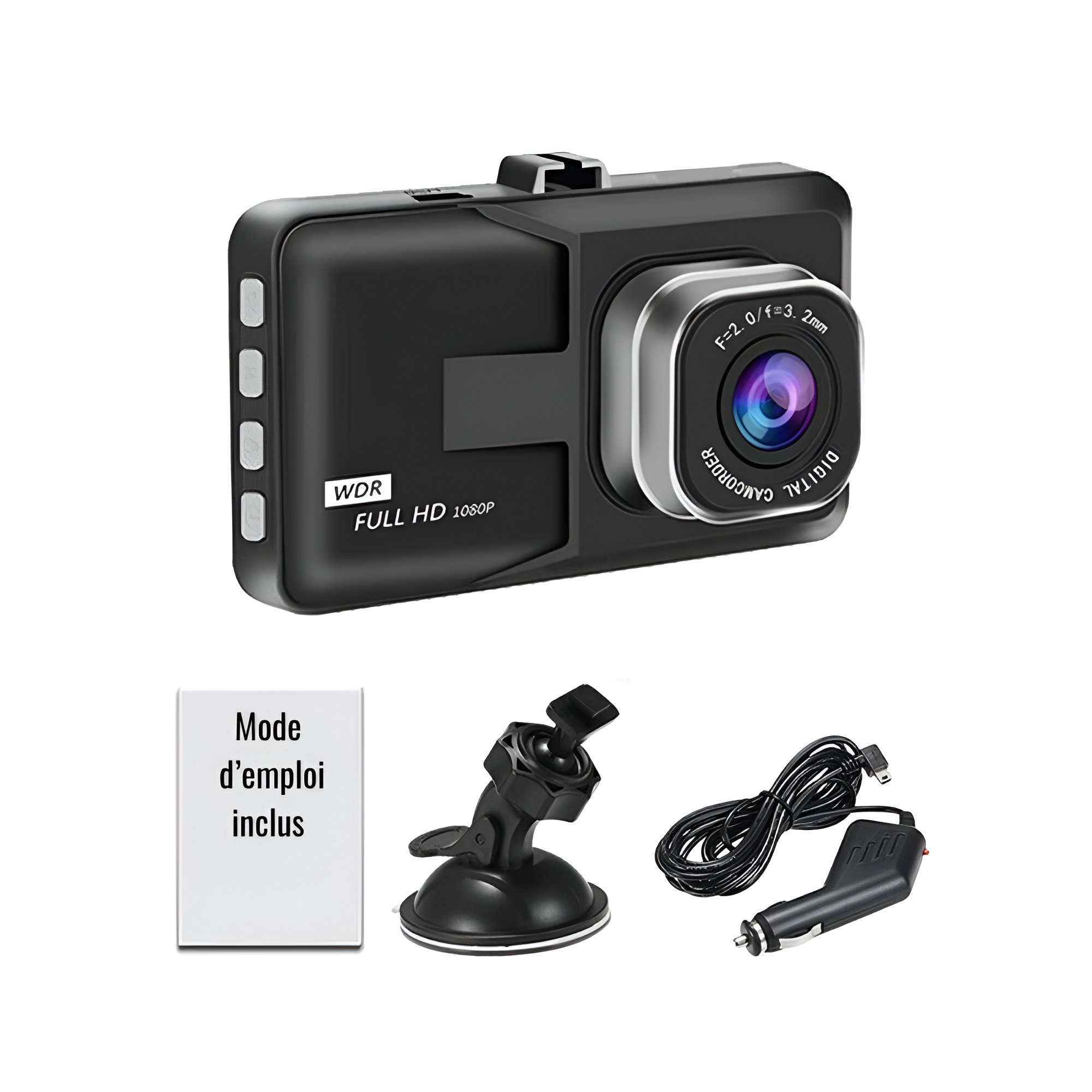 SécuDash™ One – Dashcam voiture Full HD 1080p